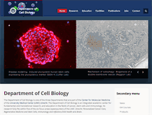 Tablet Screenshot of cellbiology-utrecht.nl